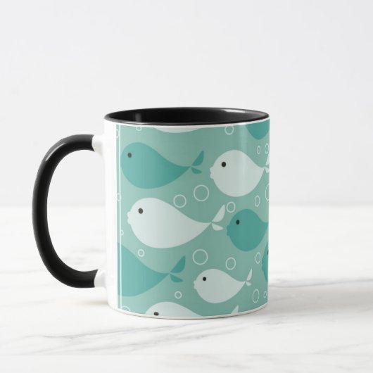 Mug modelez avec les poissons 2 (Gauche)