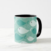 Mug modelez avec les poissons 2 (Devant droit)