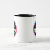 Mug Modern Abstract Happy 50th Birthday (Centre)