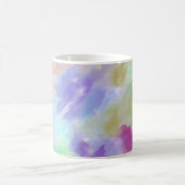 Mug Modern Abstract Watercolor Clouds Colorful Pastel (Centre)