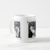 Mug Modern Ace of Spades 3 Couple Photos Custom (Devant gauche)