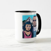 Mug Modern American Gothic Art - Grant Woods Inspired (Devant droit)