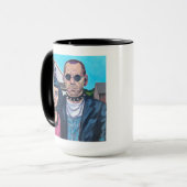 Mug Modern American Gothic Art - Grant Woods Inspired (Devant gauche)