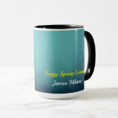 Mug Modern Art Deco London Foggy Skyline Custom (Devant droit)