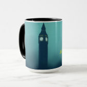 Mug Modern Art Deco London Foggy Skyline Custom (Devant gauche)