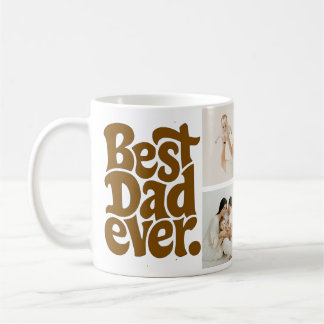 Mug Modern Best Dog Dad Photo