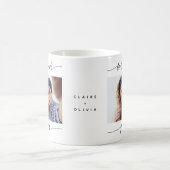 Mug Modern Best Friend Forever Photo Script Typographi (Centre)