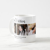 Mug Modern Best Friend Soul Sisters 5 Photo Collage (Devant gauche)