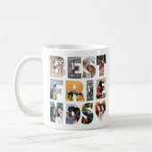 Mug Modern Best Friends 12 Photo Collage BFF Besties (Gauche)