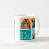 Mug Modern Best Friends Forever Photo Collage (Devant droit)