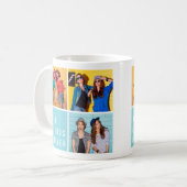 Mug Modern Best Friends Forever Photo Collage (Devant gauche)