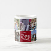 Mug Modern Best Friends Forever Photo Collage (Centre)