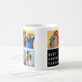 Mug Modern Best Friends Forever Photo Collage (Centre)