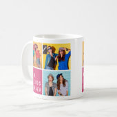 Mug Modern Best Friends Forever Photo Collage (Devant gauche)