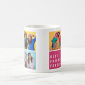 Mug Modern Best Friends Forever Photo Collage (Centre)