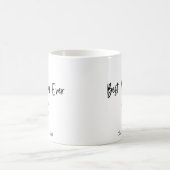 Mug Modern Best Maman Ever & Enfants Nom Script Deux T (Centre)