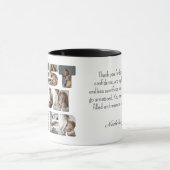 Mug Modern Best Mom Ever 11 Photos Collage Blanc (Centre)