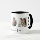Mug Modern Best Mom Ever 3 Photos Collage Blanc (Devant droit)