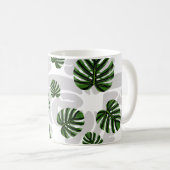 Mug Modern Boho Botanical Leaves Pattern (Devant droit)