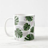 Mug Modern Boho Botanical Leaves Pattern (Gauche)
