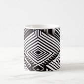 Mug Modern bold Abstract Monochrome Geometric Pattern (Centre)