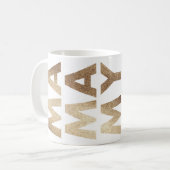 Mug Modern Bold Faux Foil Texte Fête des mères (Devant gauche)