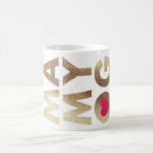 Mug Modern Bold Faux Foil Texte Fête des mères (Centre)