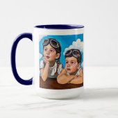 Mug Modern Cherub Painting - Rembrandt Inspired Art (Gauche)