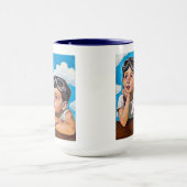 Mug Modern Cherub Painting - Rembrandt Inspired Art (Centre)
