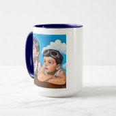 Mug Modern Cherub Painting - Rembrandt Inspired Art (Devant gauche)