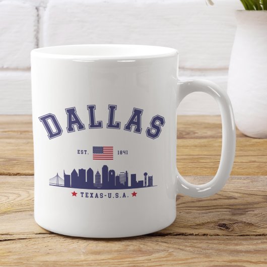 Mug Modern Cityscape of Dallas Texas