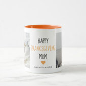 Mug Modern Collage Photo Bon thanksgiving Maman (Centre)