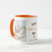 Mug Modern Collage Photo Bon thanksgiving Maman (Devant gauche)