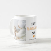 Mug Modern Collage Photo Bon thanksgiving Maman (Devant gauche)