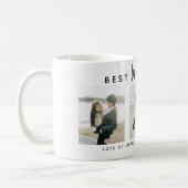 Mug Modern Custom Best Mommy Ever | 3 Photo (Gauche)