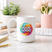 Mug Modern Custom Business Logo Branded Large