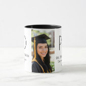 Mug Modern Custom PhD Graduation Photo & Name (Centre)