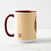 Mug Modern cute northern saw-whet owl (Gauche)