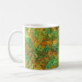 Mug Modern Decorative Geometric Stained Glass (Gauche)