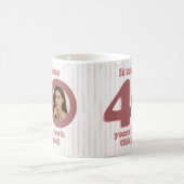 Mug Modern Dusty Rose Fabulous 40th Birthday Women (Centre)