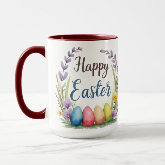 Mug Modern Easter Eggs Beautiful Collection (Gauche)