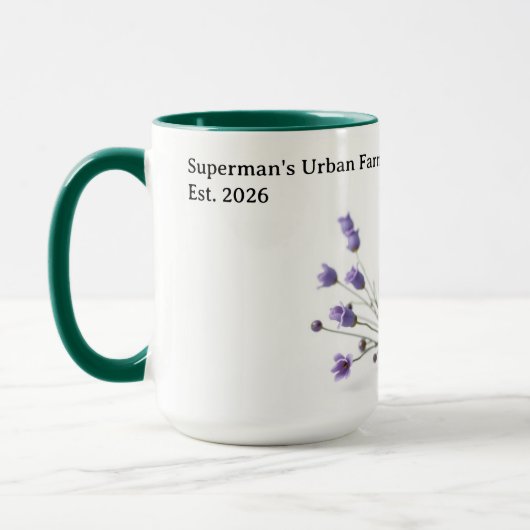 Mug Modern Farm To Table Artisanal Egg Custom (Gauche)