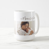 Mug Modern  First Mother's Day Photo Acrylic Gift (Devant droit)