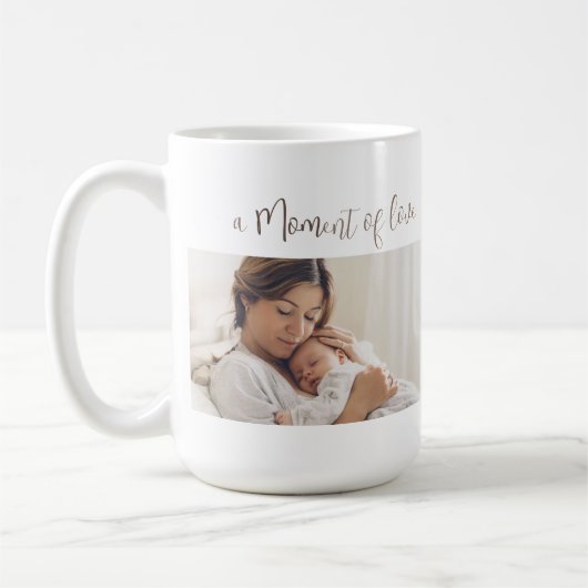 Mug Modern  First Mother's Day Photo Acrylic Gift (Gauche)