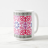 Mug Modern Geometric colorful Boho Pattern (Devant droit)