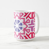 Mug Modern Geometric colorful Boho Pattern (Devant droit)