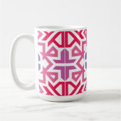 Mug Modern Geometric colorful Boho Pattern (Gauche)