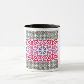 Mug Modern Geometric colorful Boho Pattern (Centre)