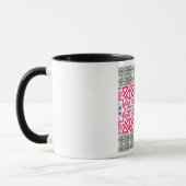 Mug Modern Geometric colorful Boho Pattern (Gauche)