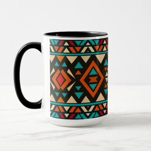Mug Modern Geometric Southwest Style (Gauche)
